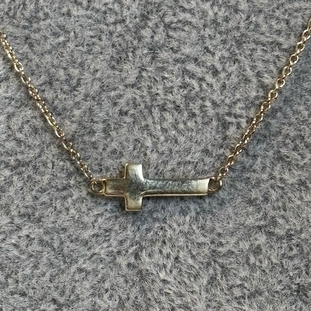 Silpada Simplex Cross .925 Silver Necklace 16 inch